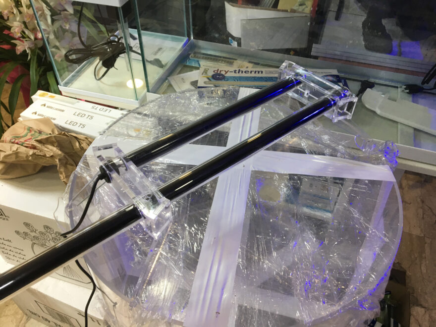 4 Supporti In Acciaio Inox Per Luce LED Acquario - Staffe Per Vasche Alte - Foto 3